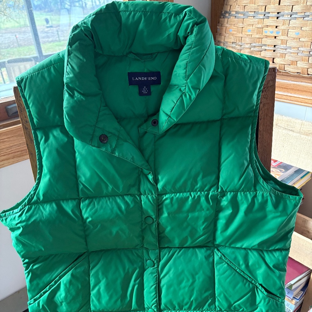 Land’s End Puffer Vest Down Insulated